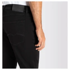 MAC Flexx Jeans Stay Black -Modebekleidungs Geschäft mac jeans flexx stay black black h900 detail taschen model hinten