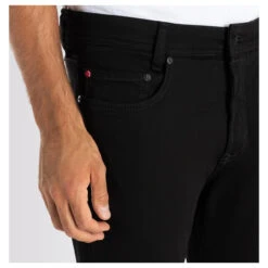 MAC Flexx Jeans Stay Black -Modebekleidungs Geschäft mac jeans flexx stay black black h900 detail taschen model vorn