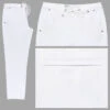 MAC Jogn Chino 7/8 Hose White Denim