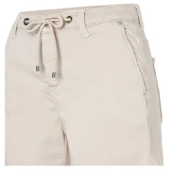 MAC Jogn Short Baumwoll Bermuda Ivory -Modebekleidungs Geschäft mac jeans jog n short beige 208w ansicht detail vorne