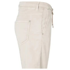 MAC Jogn Short Baumwoll Bermuda Ivory -Modebekleidungs Geschäft mac jeans jog n short beige 208w ansicht seite