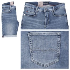 MAC Jogn Jeans Bermuda Light Authentic Blue