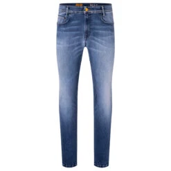 MAC Flexx Jeans Venice Blue Used -Modebekleidungs Geschäft mac jeans macflexx blau h239 ansicht vorne