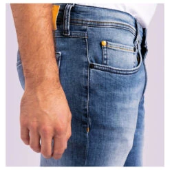 MAC Flexx Jeans Venice Blue Used -Modebekleidungs Geschäft mac jeans macflexx blau h239 model detail seite