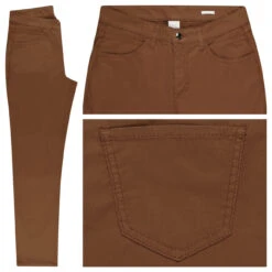MAC Melanie Baumwollhose Cocoa Brown