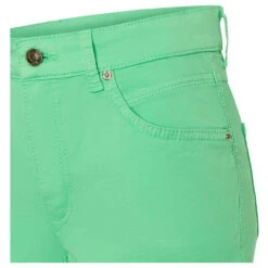 MAC Melanie 7/8 Baumwollhose Spring Green Summer -Modebekleidungs Geschäft mac jeans melanie summer 7 8 gruen 612r ansicht detail vorne