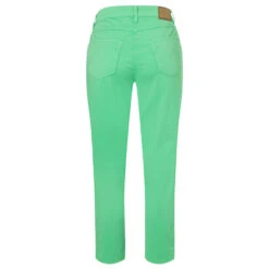 MAC Melanie 7/8 Baumwollhose Spring Green Summer -Modebekleidungs Geschäft mac jeans melanie summer 7 8 gruen 612r ansicht hinten