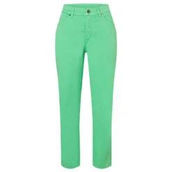 MAC Melanie 7/8 Baumwollhose Spring Green Summer -Modebekleidungs Geschäft mac jeans melanie summer 7 8 gruen 612r ansicht vorne