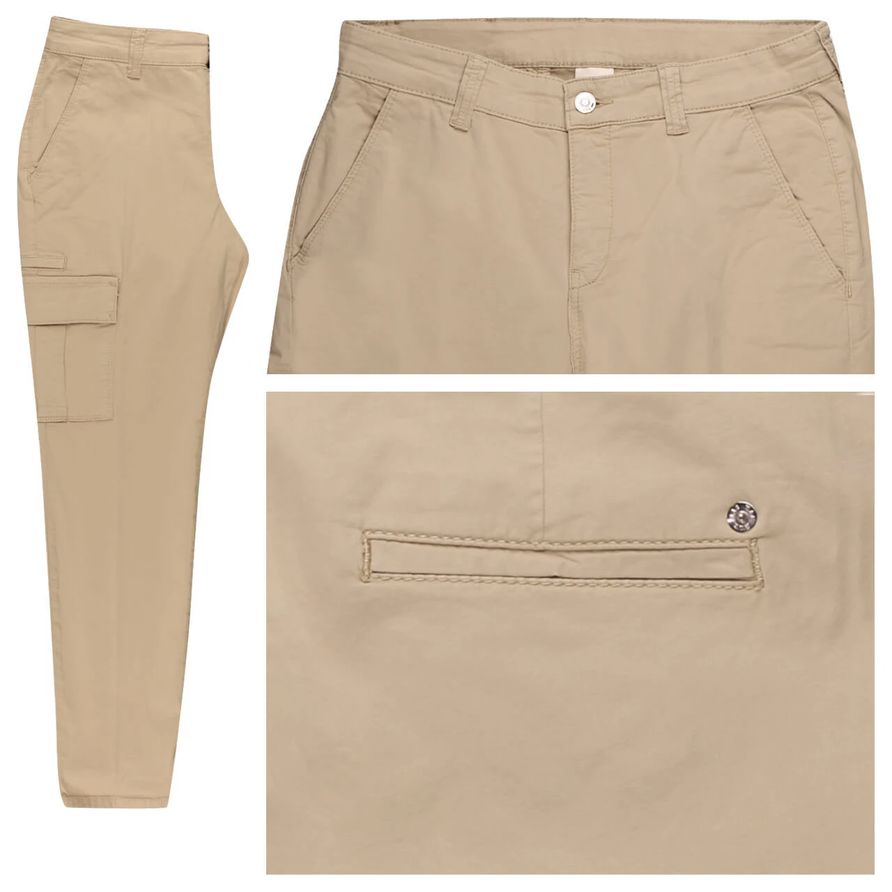 MAC Rich Cargo 7/8 Chino Baumwollhose Golden Terra 1 MAC Rich Cargo 7/8 Chino Baumwollhose Golden Terra