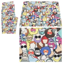 MAC Shorty Baumwollhose People Print Summer