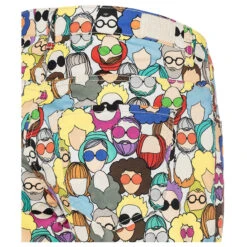 MAC Shorty Baumwollhose People Print Summer -Modebekleidungs Geschäft mac jeans shorty summer clean people print 972b ansicht detail hinten