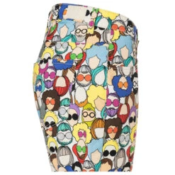 MAC Shorty Baumwollhose People Print Summer -Modebekleidungs Geschäft mac jeans shorty summer clean people print 972b ansicht seite