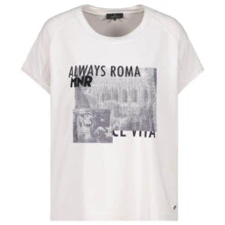 Monari Damen T-Shirt Marble Glitter Print