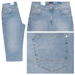 Pioneer Bill 3/4 Jeans Megaflex Sky Blue Used