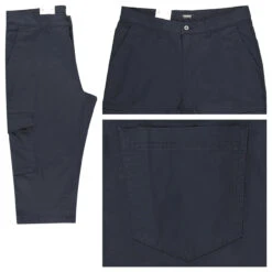 Pioneer Carlo 3/4 Cargo Baumwollhose Marine Blue