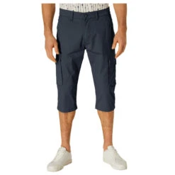 Pioneer Carlo 3/4 Cargo Baumwollhose Marine Blue -Modebekleidungs Geschäft pioneer jeans carlo blau 6000 model