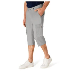 Pioneer Carlo 3/4 Cargo Baumwollhose Light Grey -Modebekleidungs Geschäft pioneer jeans carlo grau 9010 model vorne