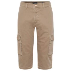 Pioneer Carlo 3/4 Cargo Jeans Megaflex Sage -Modebekleidungs Geschäft pioneer jeans carlo megaflex braun 5106 ansicht