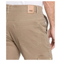 Pioneer Carlo 3/4 Cargo Jeans Megaflex Sage -Modebekleidungs Geschäft pioneer jeans carlo megaflex braun 5106 ansicht detail