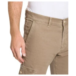 Pioneer Carlo 3/4 Cargo Jeans Megaflex Sage -Modebekleidungs Geschäft pioneer jeans carlo megaflex braun 5106 ansicht detail front