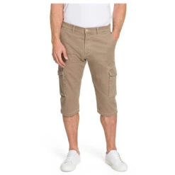 Pioneer Carlo 3/4 Cargo Jeans Megaflex Sage -Modebekleidungs Geschäft pioneer jeans carlo megaflex braun 5106 ansicht front