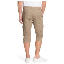 Pioneer Carlo 3/4 Cargo Jeans Megaflex Sage -Modebekleidungs Geschäft pioneer jeans carlo megaflex braun 5106 ansicht hinten