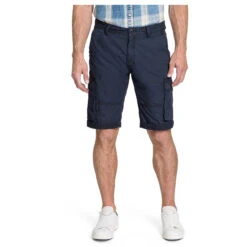 Pioneer Collin Cargo Baumwoll Bermuda Marine -Modebekleidungs Geschäft pioneer jeans collin blau 6000 ansicht vorne