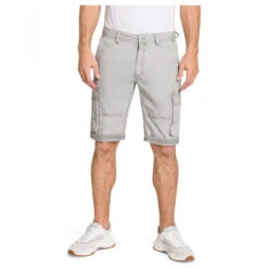 Pioneer Collin Cargo Baumwoll Bermuda Mirage Grey -Modebekleidungs Geschäft pioneer jeans collin grau 9014 ansicht