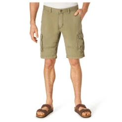 Pioneer Collin Cargo Baumwoll Bermuda Calliste Green -Modebekleidungs Geschäft pioneer jeans collin gruen 5104 model