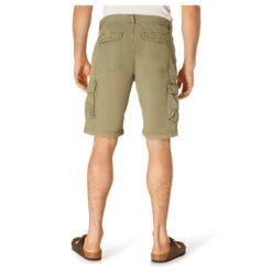 Pioneer Collin Cargo Baumwoll Bermuda Calliste Green -Modebekleidungs Geschäft pioneer jeans collin gruen 5104 model hinten