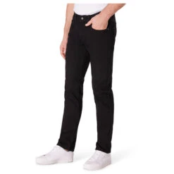 Pioneer Eric Jeans Megaflex Black Black -Modebekleidungs Geschäft pioneer jeans eric megaflex schwarz 9800 model vorne