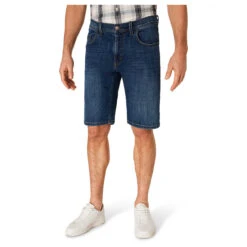 Pioneer Finn Jeans Bermuda Megaflex Dark Blue Fashion Vintage -Modebekleidungs Geschäft pioneer jeans finn megaflex blau 6818 model