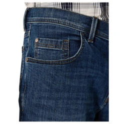 Pioneer Finn Jeans Bermuda Megaflex Dark Blue Fashion Vintage -Modebekleidungs Geschäft pioneer jeans finn megaflex blau 6818 model detail vorne