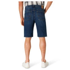 Pioneer Finn Jeans Bermuda Megaflex Dark Blue Fashion Vintage -Modebekleidungs Geschäft pioneer jeans finn megaflex blau 6818 model hinten