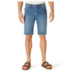 Pioneer Finn Jeans Bermuda Megaflex Blue Used -Modebekleidungs Geschäft pioneer jeans finn megaflex blau 6822 model
