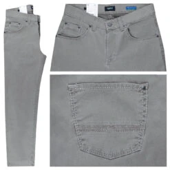 Pioneer Rando Baumwollhose Megaflex Pure Grey