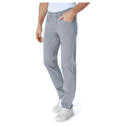 Pioneer Rando Baumwollhose Megaflex Pure Grey -Modebekleidungs Geschäft pioneer jeans rando grey 9010 model seite