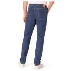 Pioneer Rando Jeans Megaflex Mid Blue Stonewash -Modebekleidungs Geschäft pioneer jeans rando megaflex blau 6821 model hinten