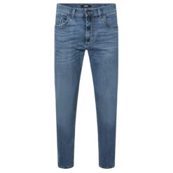 Pioneer Rando Jeans Megaflex Blue Used Handcrafted -Modebekleidungs Geschäft pioneer jeans rando megaflex blau 6844 ansicht vorne