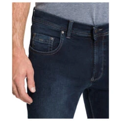 Pioneer Rando Jeans Megaflex Authentic Blue Washed -Modebekleidungs Geschäft pioneer jeans rando megaflex blue black used 6802 detail vorn