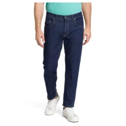 Pioneer Rando Jeans Megaflex Dark Blue -Modebekleidungs Geschäft pioneer jeans rando megaflex dunkelblau 6811 ansicht model vorn