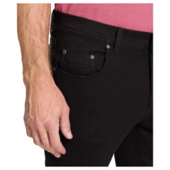 Pioneer Rando Jeans Megaflex Black -Modebekleidungs Geschäft pioneer jeans rando megaflex schwarz 9800 detail tasche vorn