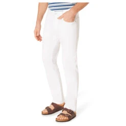 Pioneer Rando Jeans Megaflex Soft White -Modebekleidungs Geschäft pioneer jeans rando megaflex weiss 1010 model vorne