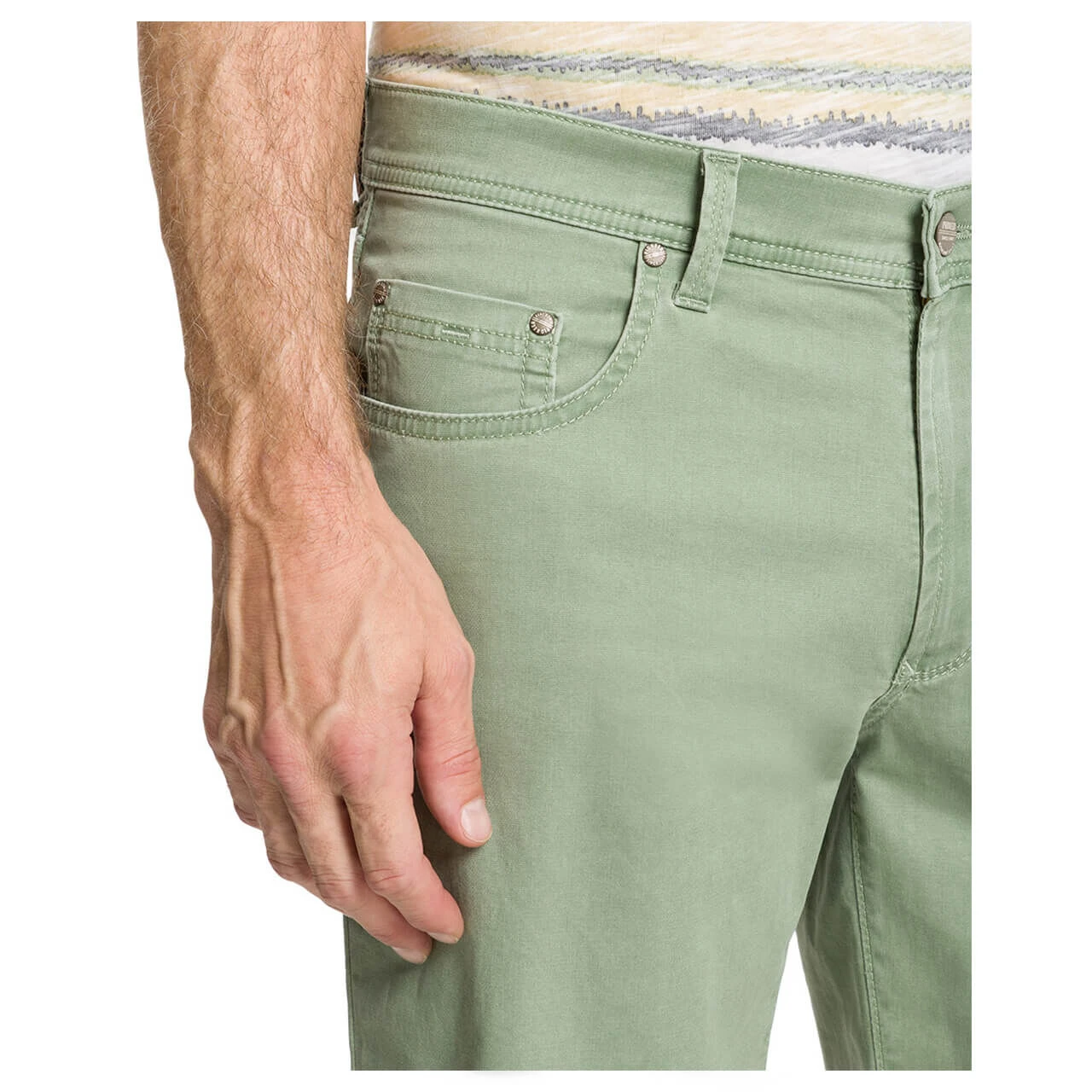 Pioneer Finn Baumwoll Bermuda Megaflex Apple Green 7 Pioneer Finn Baumwoll Bermuda Megaflex Apple Green – Bild 7