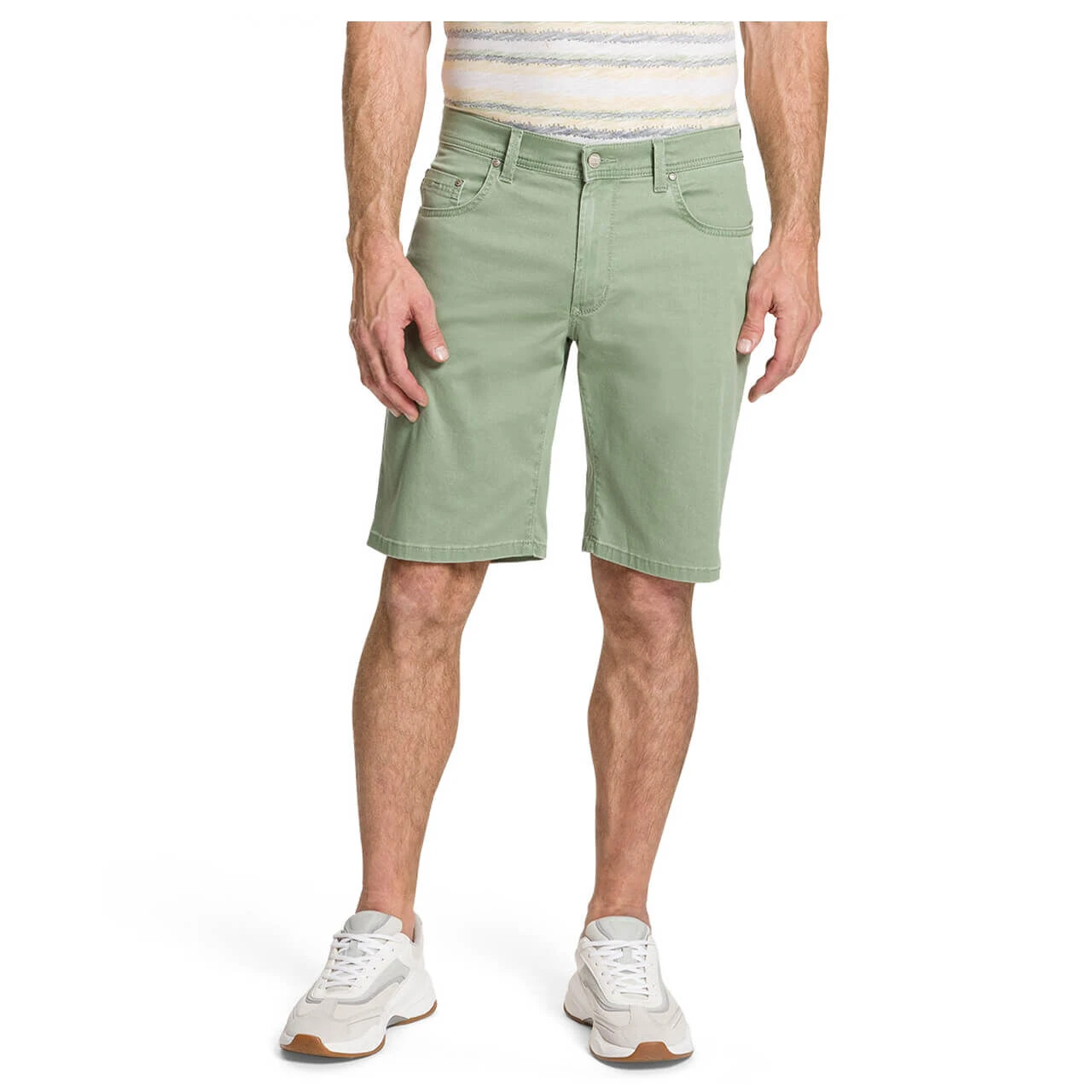 Pioneer Finn Baumwoll Bermuda Megaflex Apple Green 4 Pioneer Finn Baumwoll Bermuda Megaflex Apple Green – Bild 4