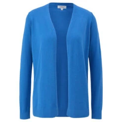 S.Oliver Damen Strickjacke Blue Melange