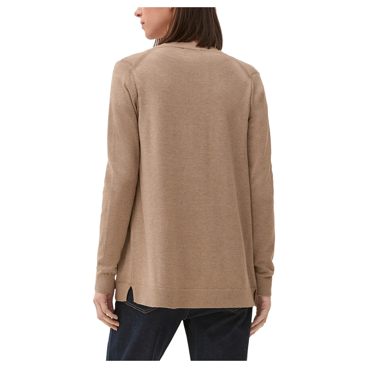 S.Oliver Damen Strickjacke Dark Oat Melange 3 S.Oliver Damen Strickjacke Dark Oat Melange – Bild 3
