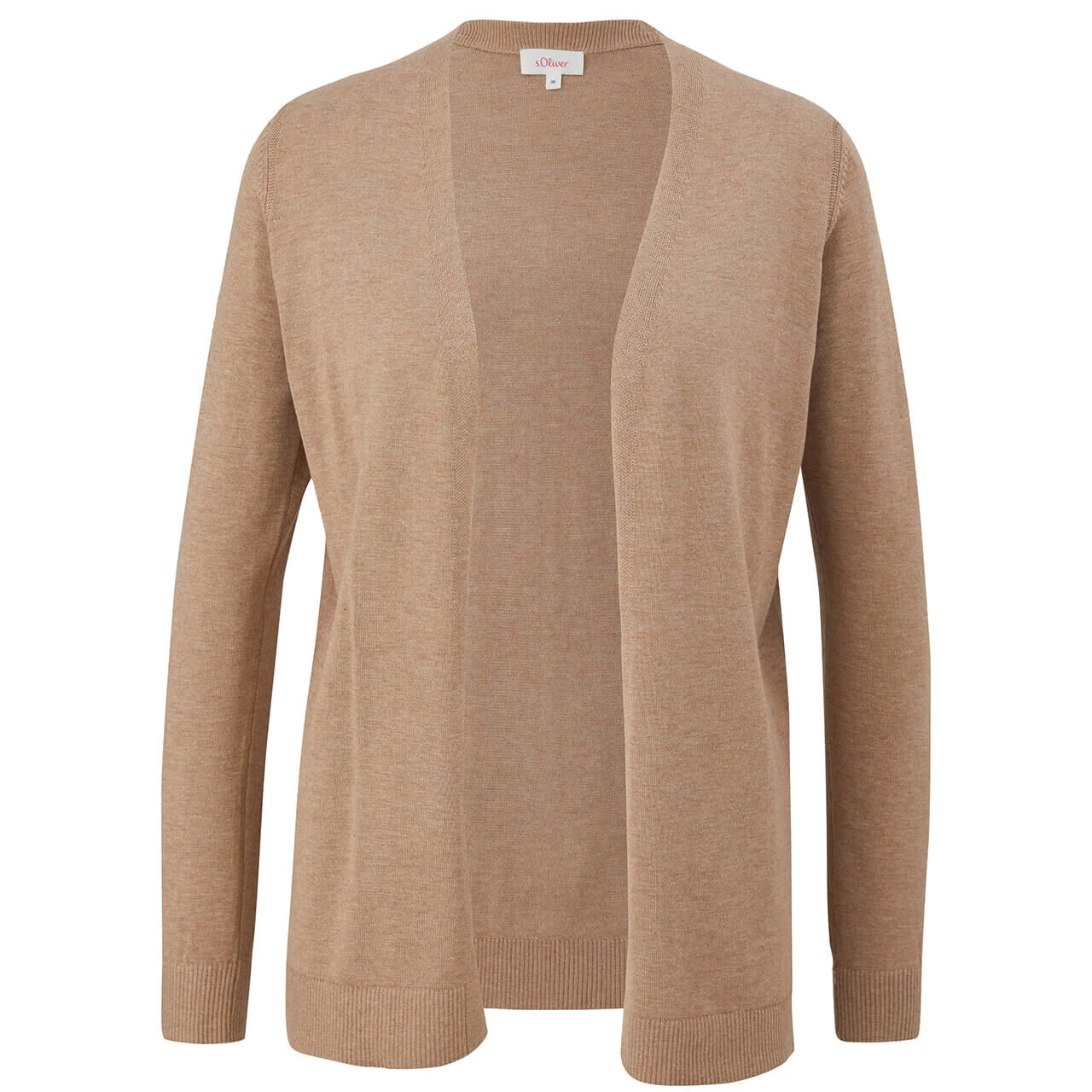 S.Oliver Damen Strickjacke Dark Oat Melange 1 S.Oliver Damen Strickjacke Dark Oat Melange