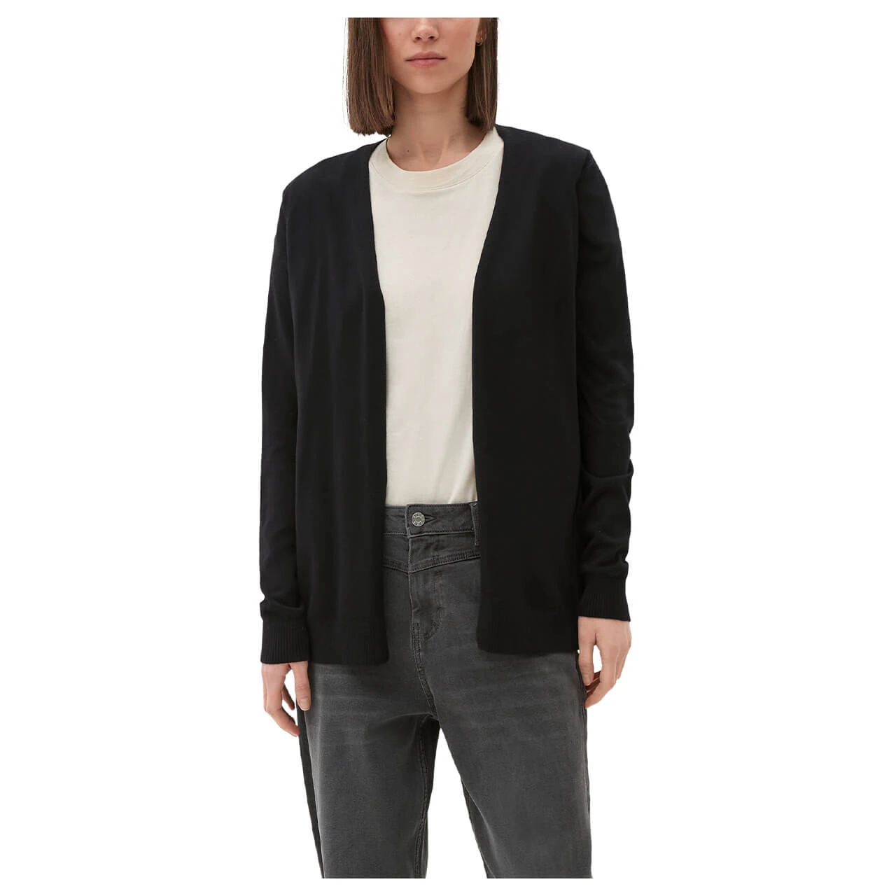 S.Oliver Damen Strickjacke Deep Black 2 S.Oliver Damen Strickjacke Deep Black – Bild 2