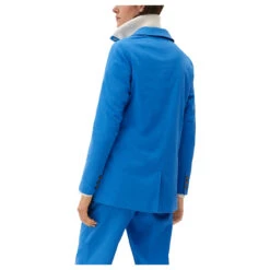 S.Oliver Damen Long Blazer Blue -Modebekleidungs Geschäft s oliver indoor blazer blau 5547 hinten